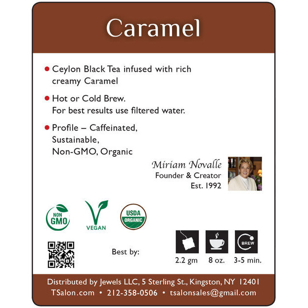 Caramel - Black Tea - 18 Tea Bags