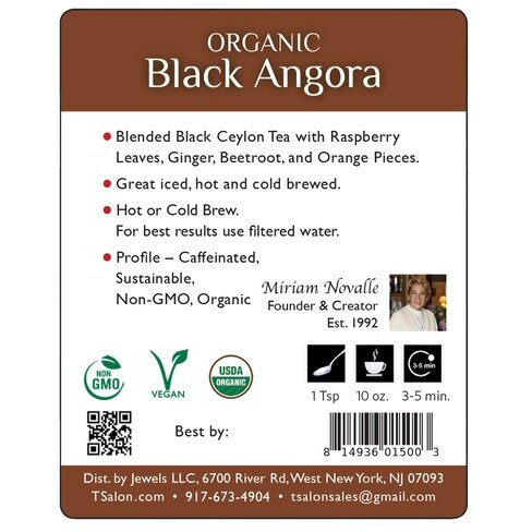 Organic Black Angora - 3.5 Oz (100 Gm)