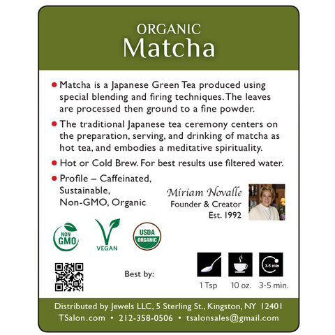 Organic Matcha - Finely Ground Japanese Green Tea - 2 Oz (56.70 Gm)