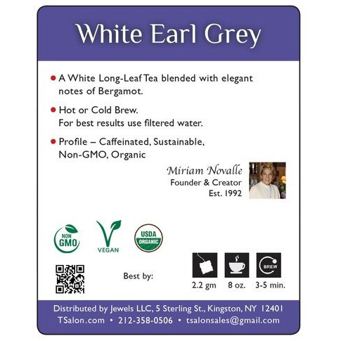 White Earl Grey - 3.5 Oz (100 Gm)