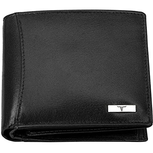 URBAN FOREST Oliver Aniline Black Leather Wallet for Men
