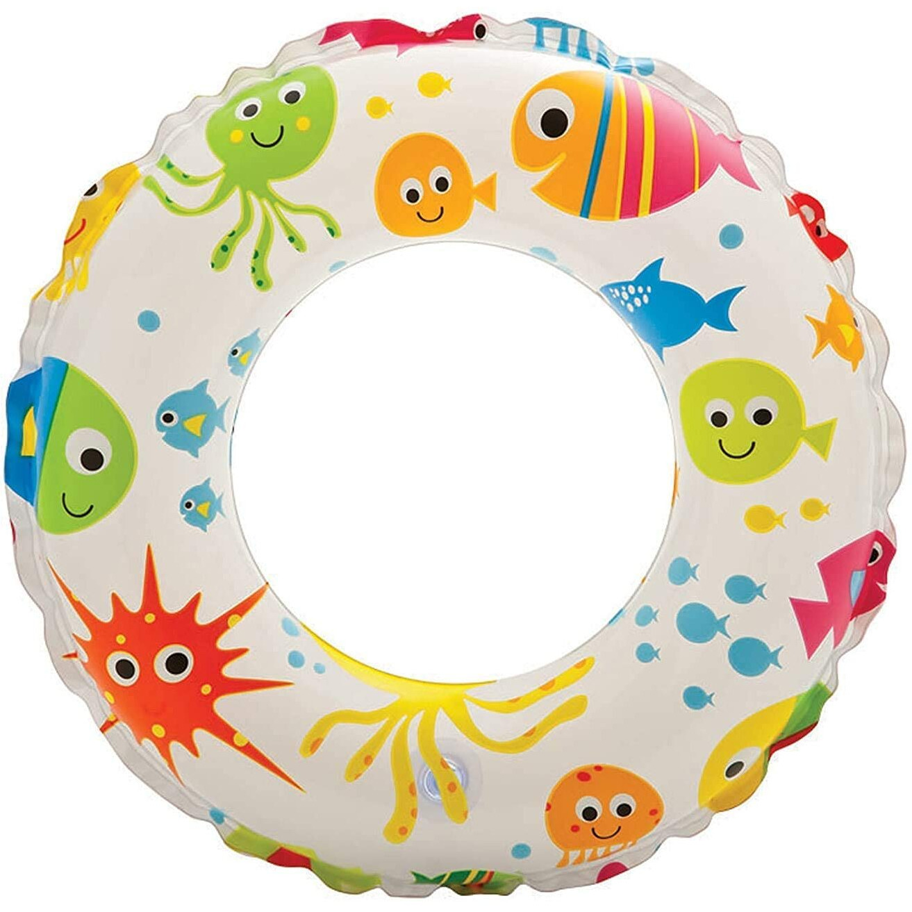 Mamadev- Pool Party Swimming Ring Swim Tube for Kids Swimming for Girls and Boys Swimming Tube Inflatable Swim Ring(6-10Year)(Size - 24''inch)(maloti Color)(1 PIS)