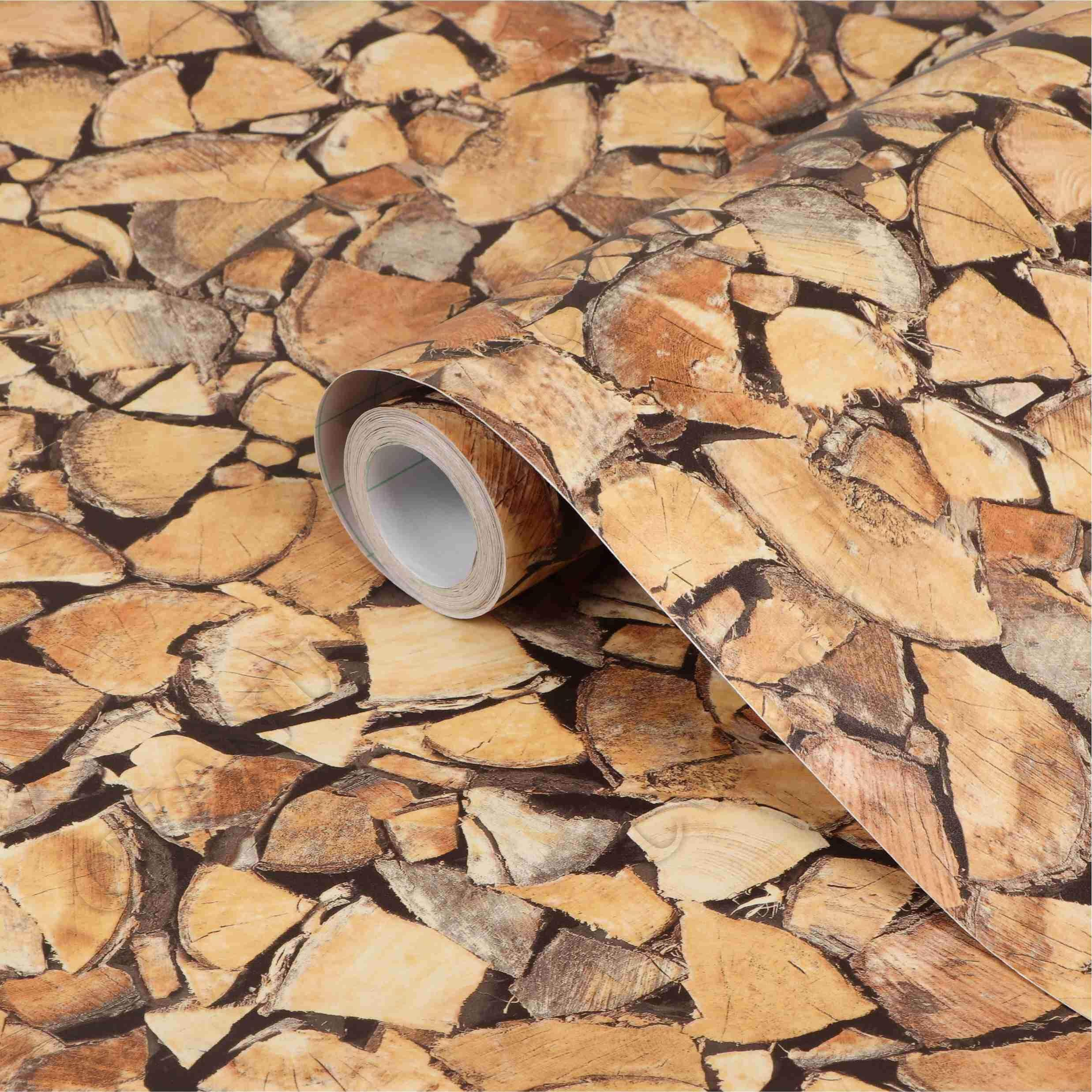 CVANU Waterproof Self Adhesive Vinyl Wood Grain Wallpaper/Stickers (CV-2, 2 X 7 Feet)
