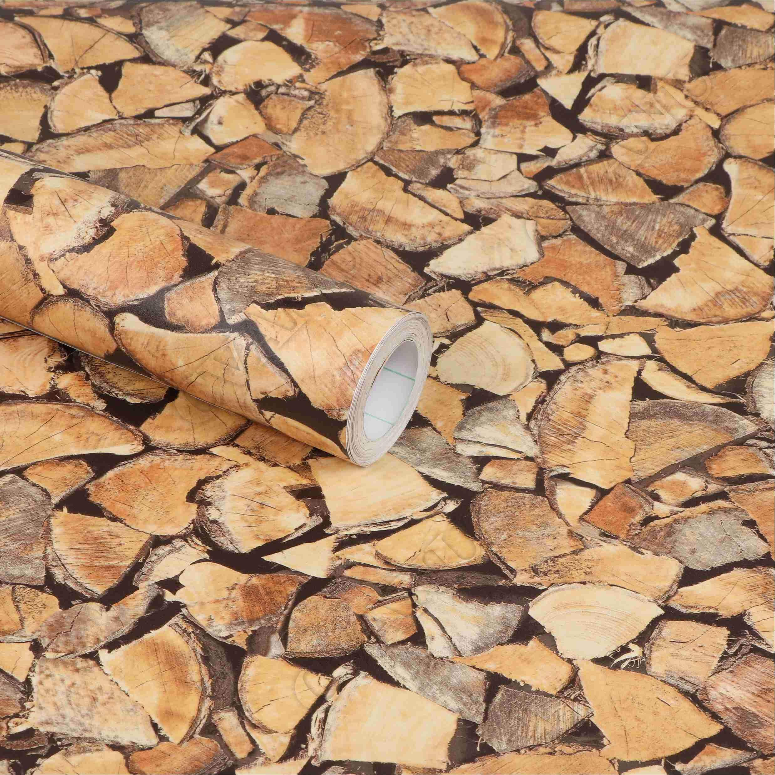 CVANU Waterproof Self Adhesive Vinyl Wood Grain Wallpaper/Stickers (CV-2, 2 X 7 Feet)