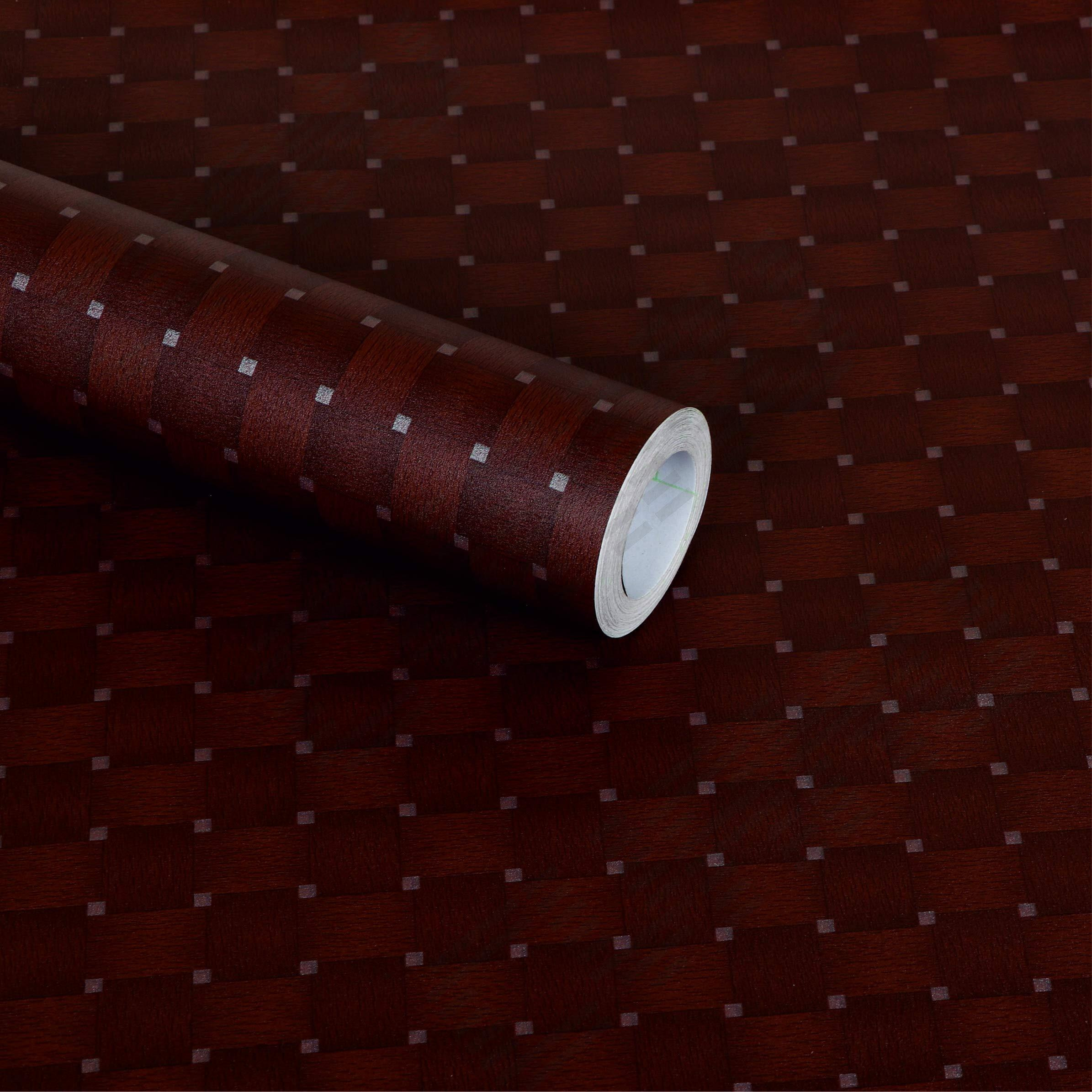 CVANU Waterproof Self Adhesive Vinyl Wood Grain Wallpaper/Stickers (CV-1, 2 X 5 Feet)