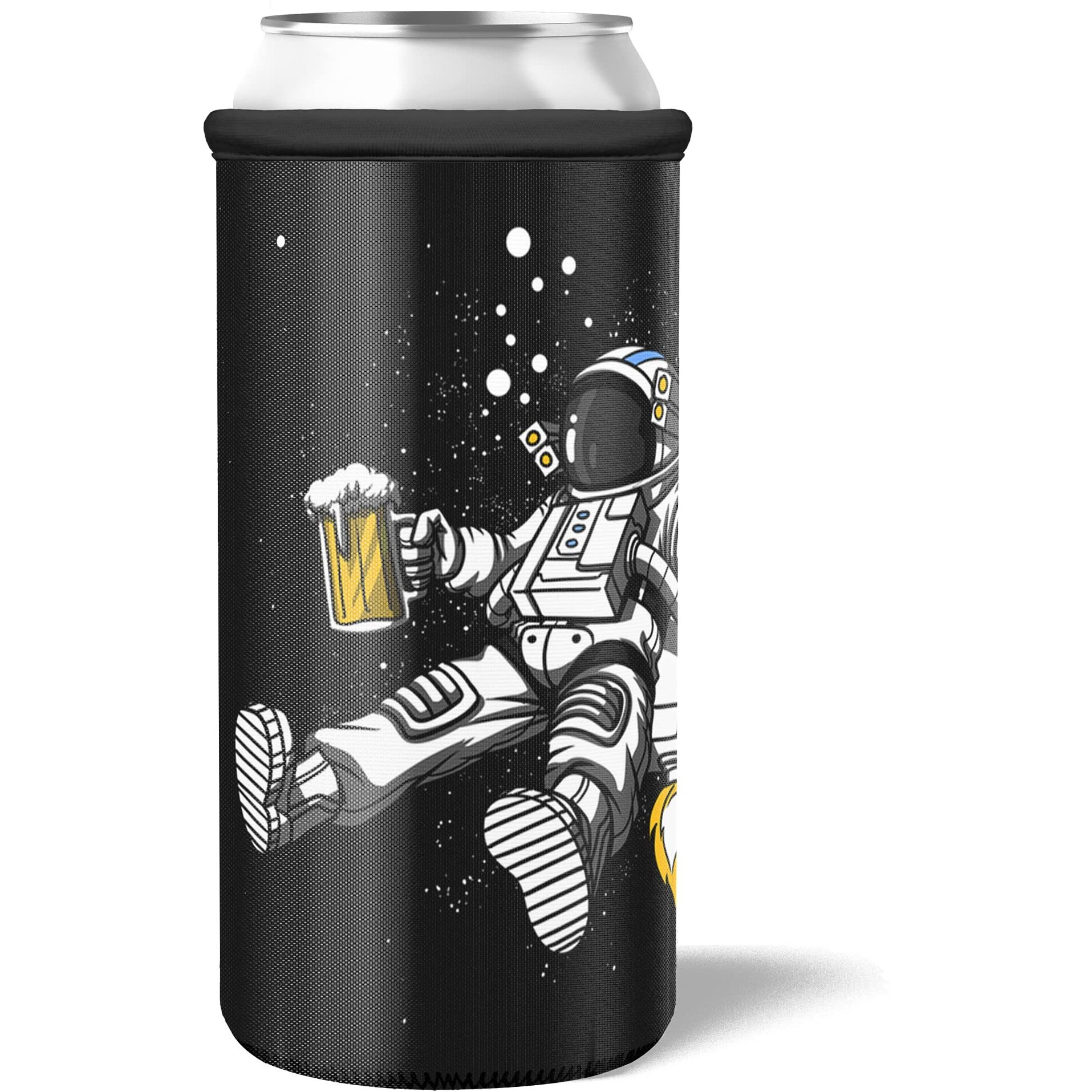 Coozybear 500ml Premium Can Coozy/650ml Bottle Sleeve, Drink Insulator,Can Cooler (Astrobear)