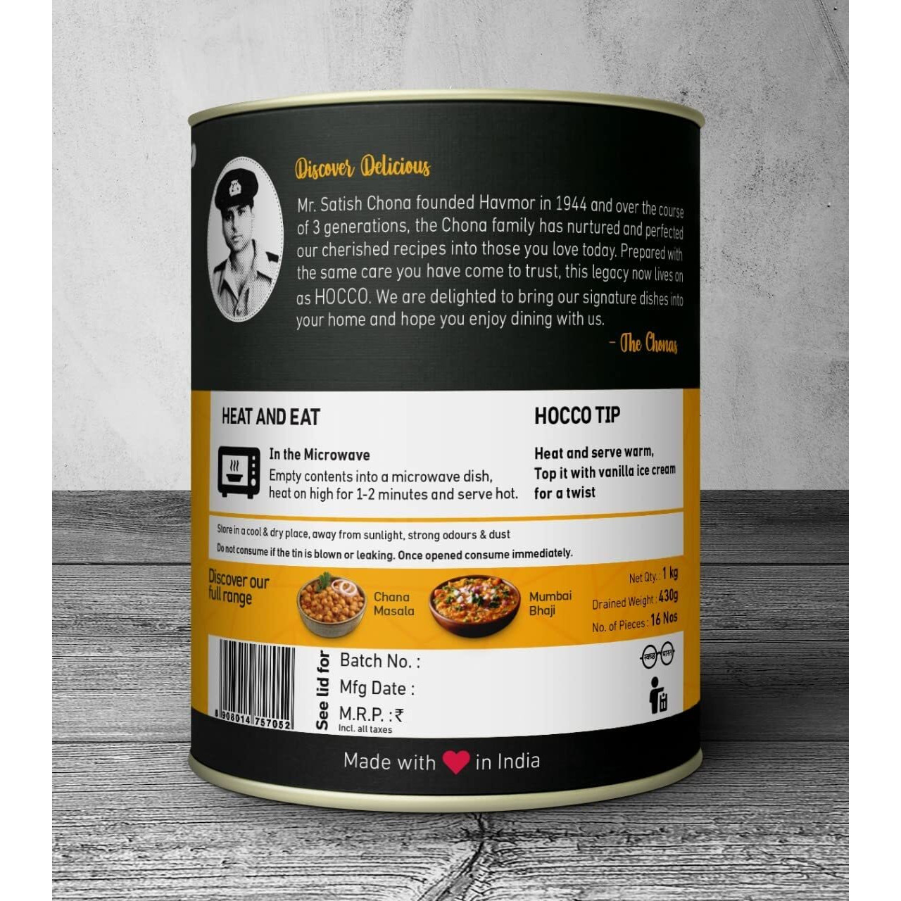 HOCCO Ready To Eat Gulab jamun 1 kg | Soft & Delicious | Open & Eat | Pure Veg Sweets | for festival gifting occasions | Mouth-Watering Indian Mithai | No Added Colors, and Preservatives