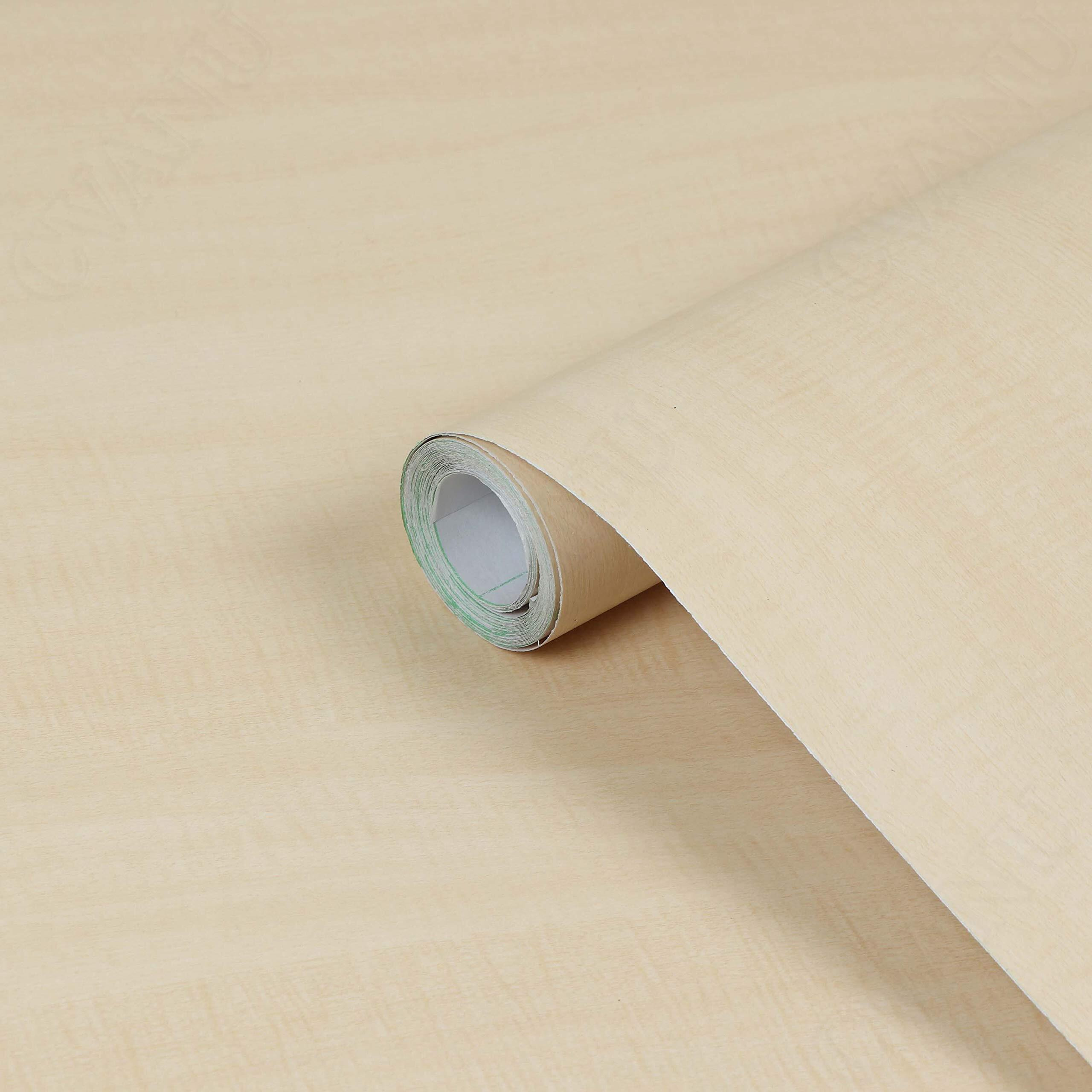 CVANU Wood Grain Waterproof Waist Line Wall Paper/Sticker Self Adhesive Baseboard Vinyl Wallpaper 24x48inch (Wooden_39) CV