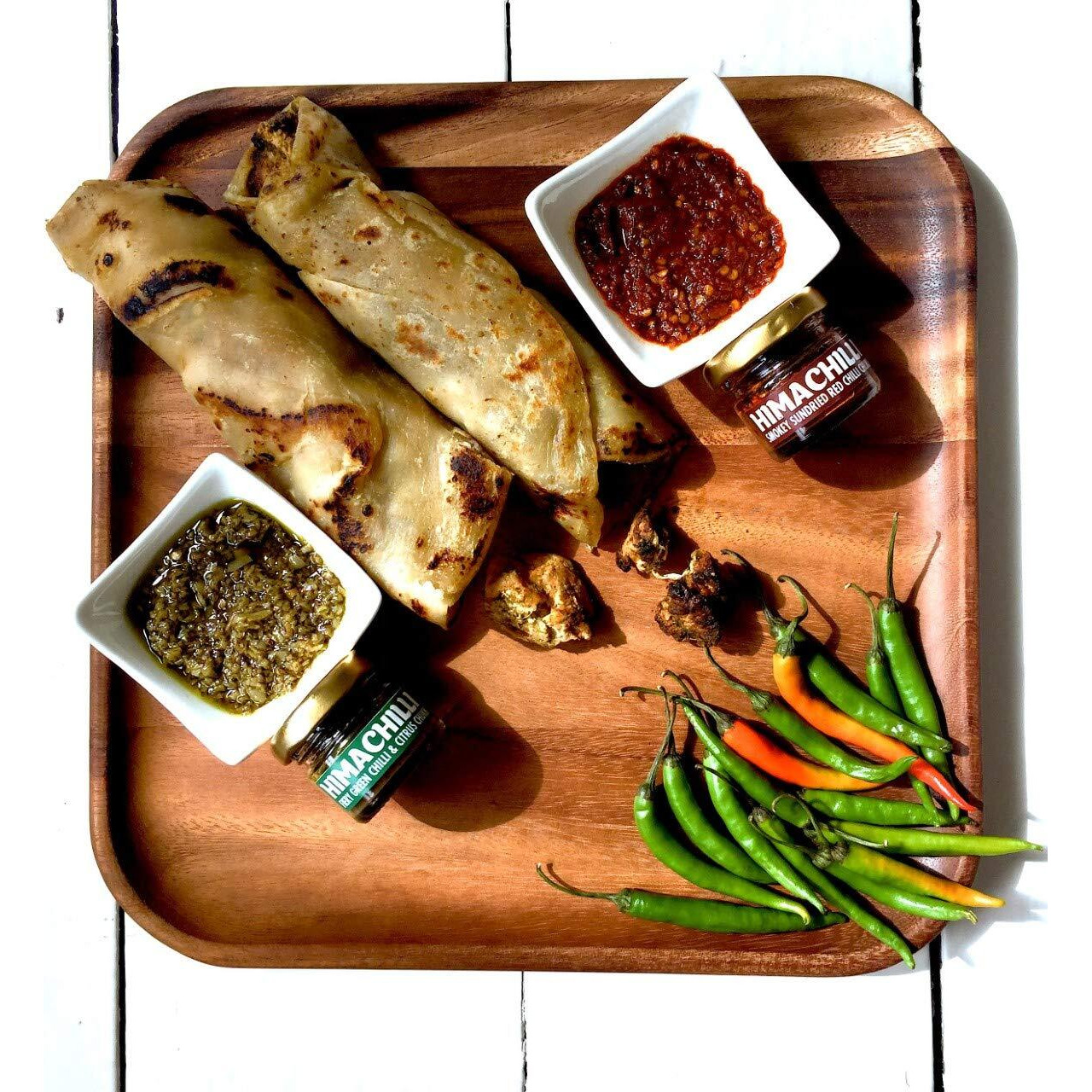 HIMACHILLI Multipurpose Red Chilli Pickle and Honey Chilli - Pack of 2