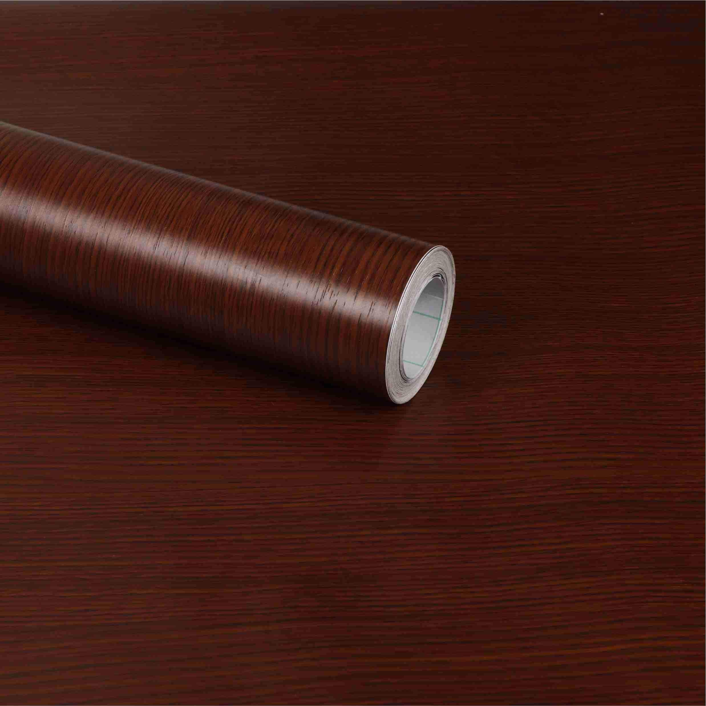 CVANU Self Adhesive Wood Grain Wallpaper Waterproof Old Furniture Vinyl Stickers Wooden Door Wardrobe Wall Paper (CV-4) 2 X 20 Feet