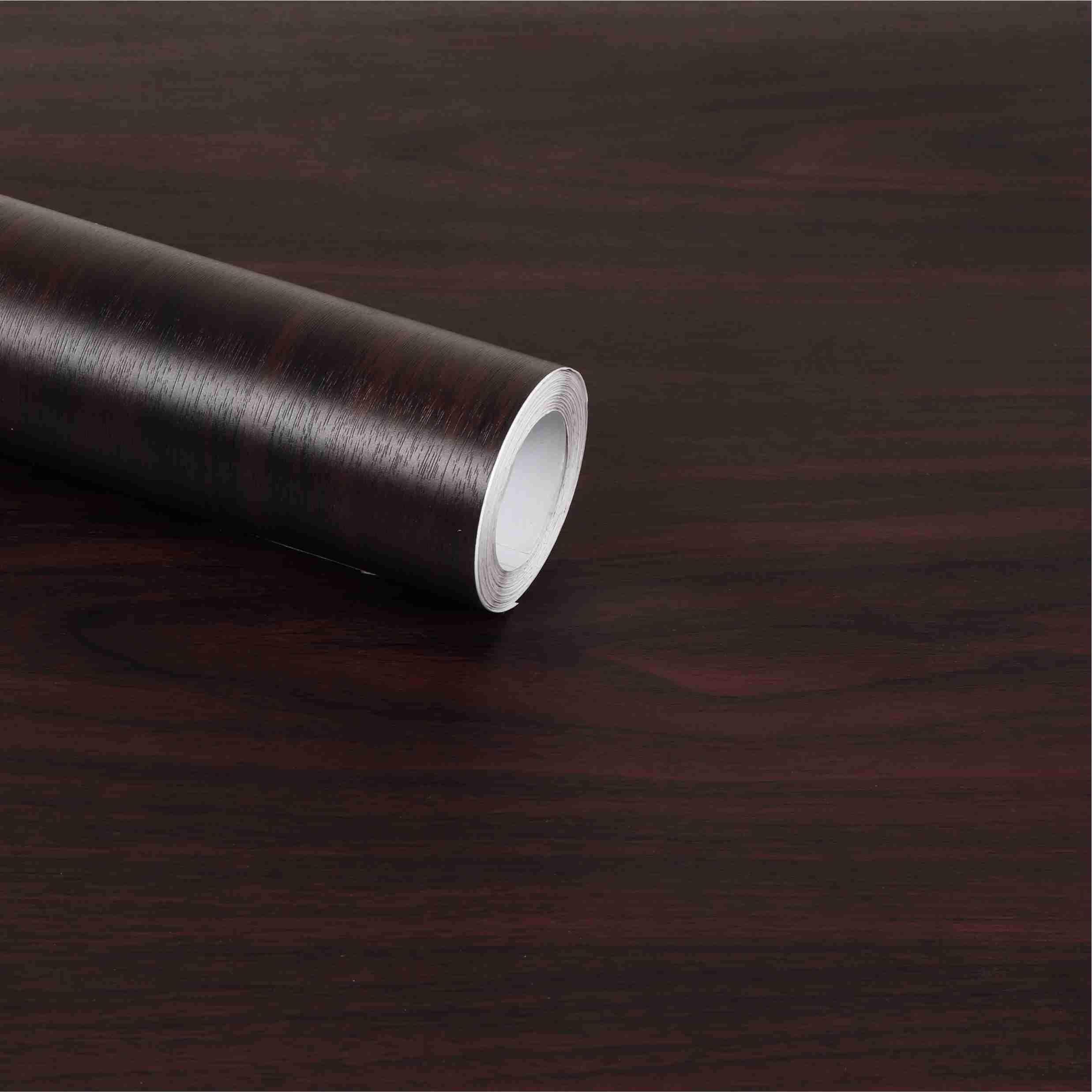 CVANU Self Adhesive Wood Grain Wallpaper Waterproof Old Furniture Vinyl Stickers Wooden Door Wardrobe Wall Paper (CV-7) 1 X 3 Feet