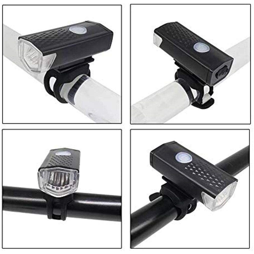 Outdazzle USB Rechargeable Waterproof - Cycle Light | High 300 Lumens Super Bright Headlight- Cycle Light for Bicycle | Cycle Front Light | Cycle Headlight