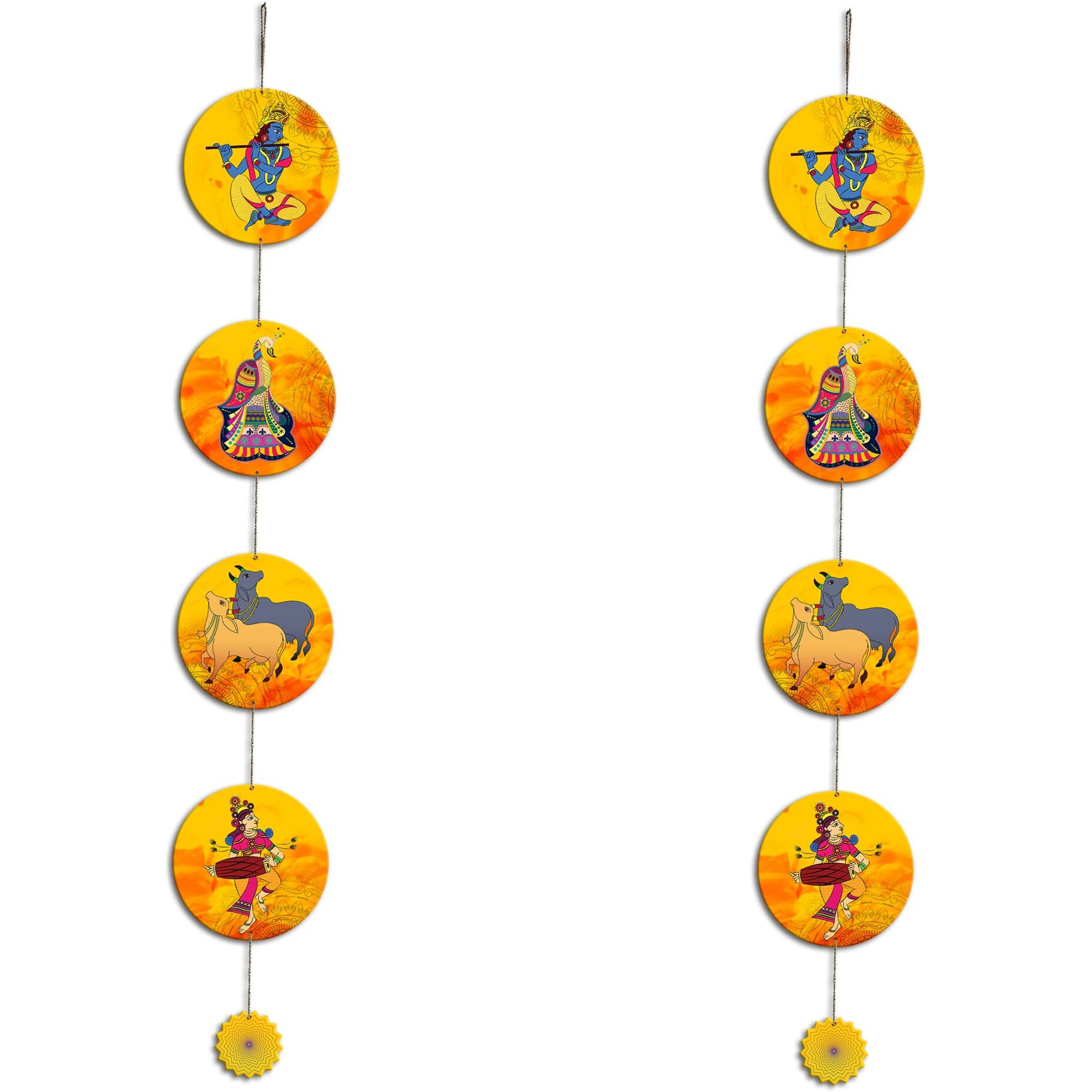 Artvibes Wall and Door Hanging for HomeDecor| Office| Gift| Bedroom| LivingRoom, Wall Decoration (WH_5215N)( Multi 5)