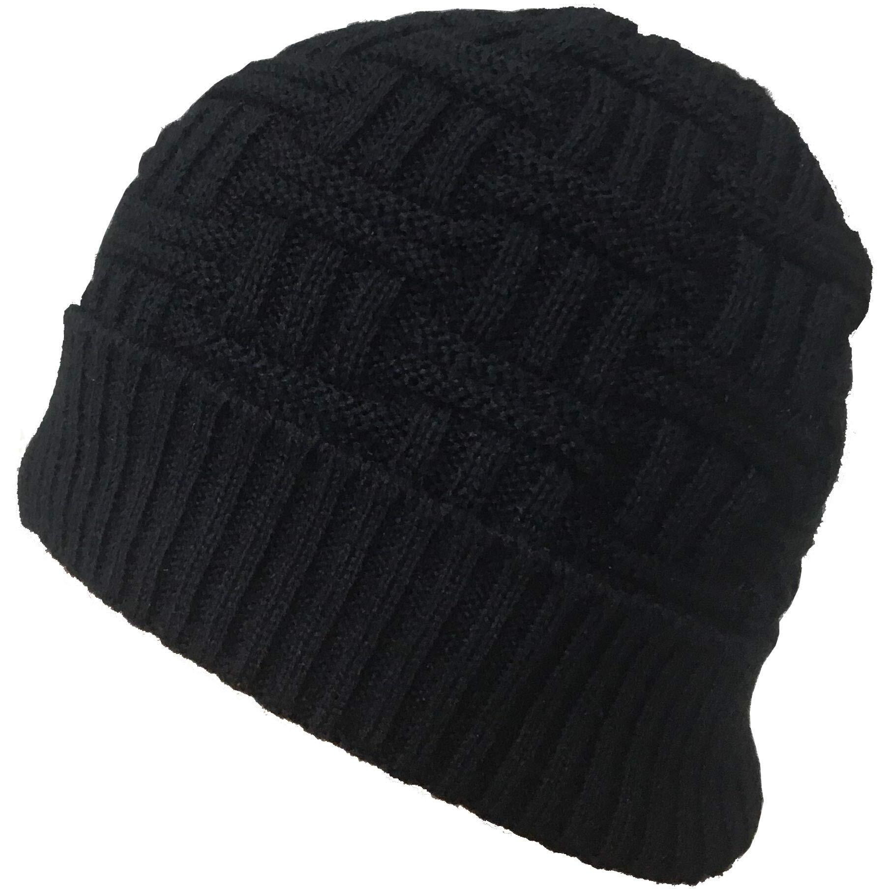 Gajraj Men's And Women's Wool, Acrylic Skull Cap (Pack Of 1) (GC5G, GC5B, GC5N_Black_Free Size)