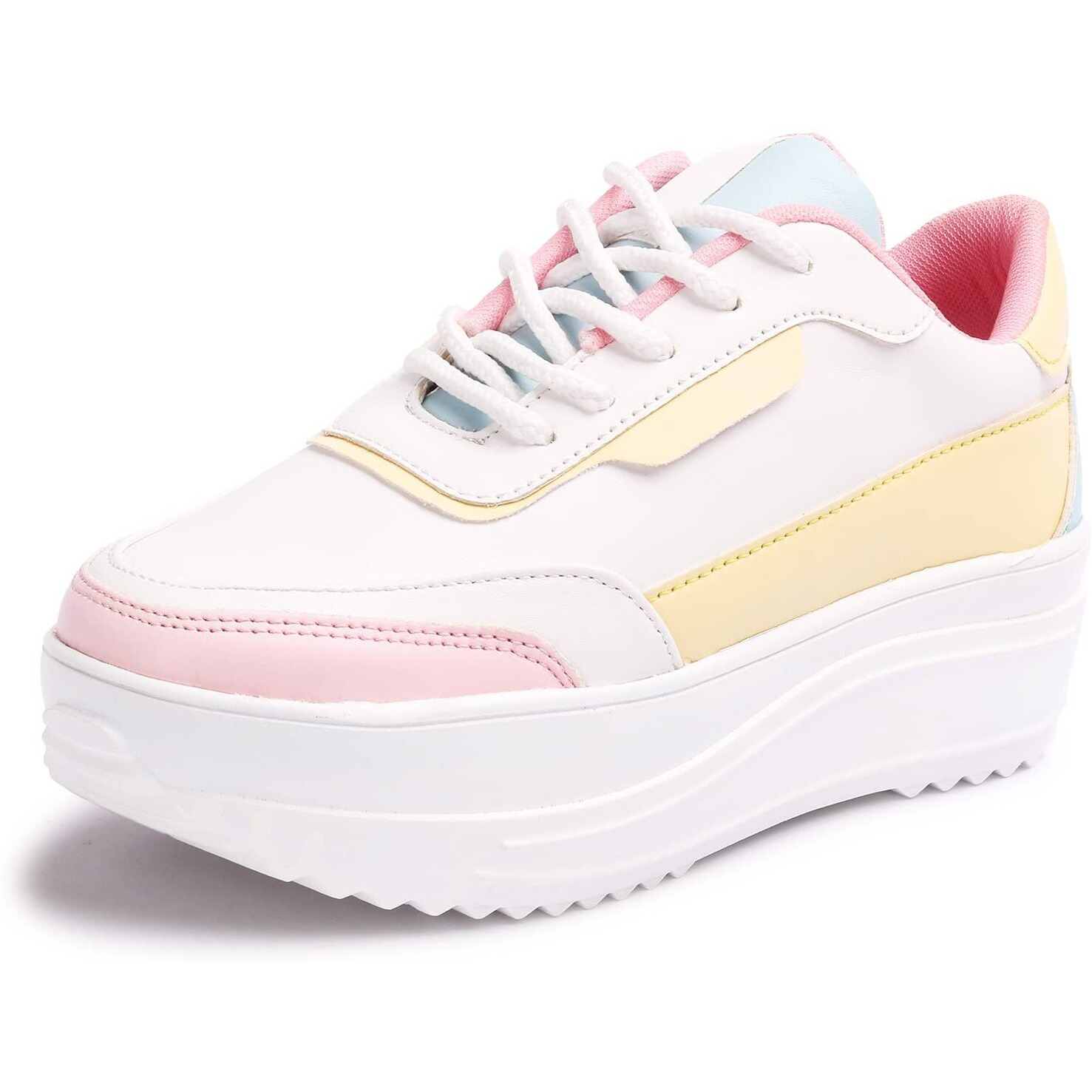 Vendoz Women Multi Color Causal Shoes Sneakers - 36 EU