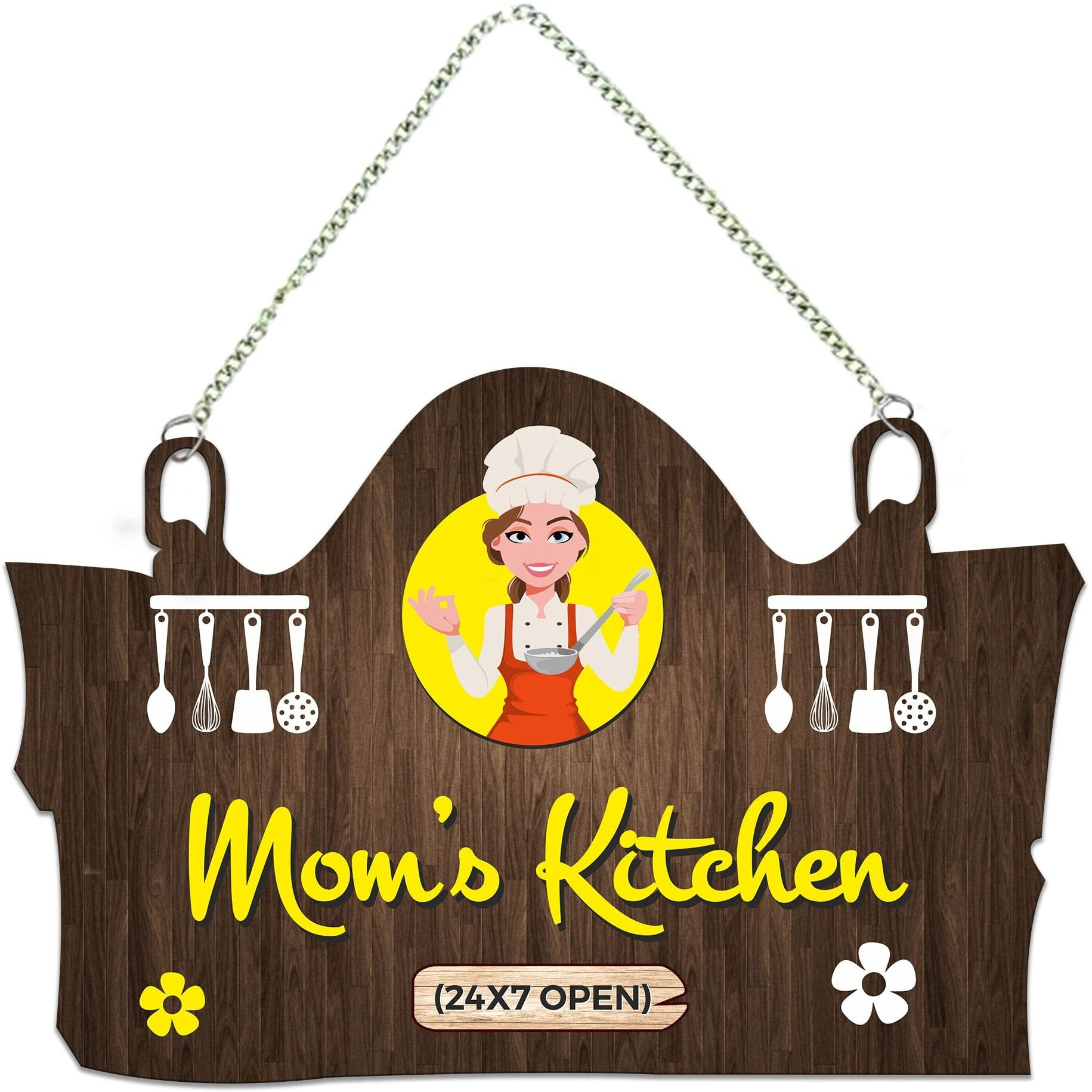 Artvibes Kitchen Hanging For Home Decor | Gifts | Wall Art For Living Room | Decoration Hanging Items | Kitchen Decor | Quotes Items | Modern Artworks (Wh_3716N) (Multi 16)