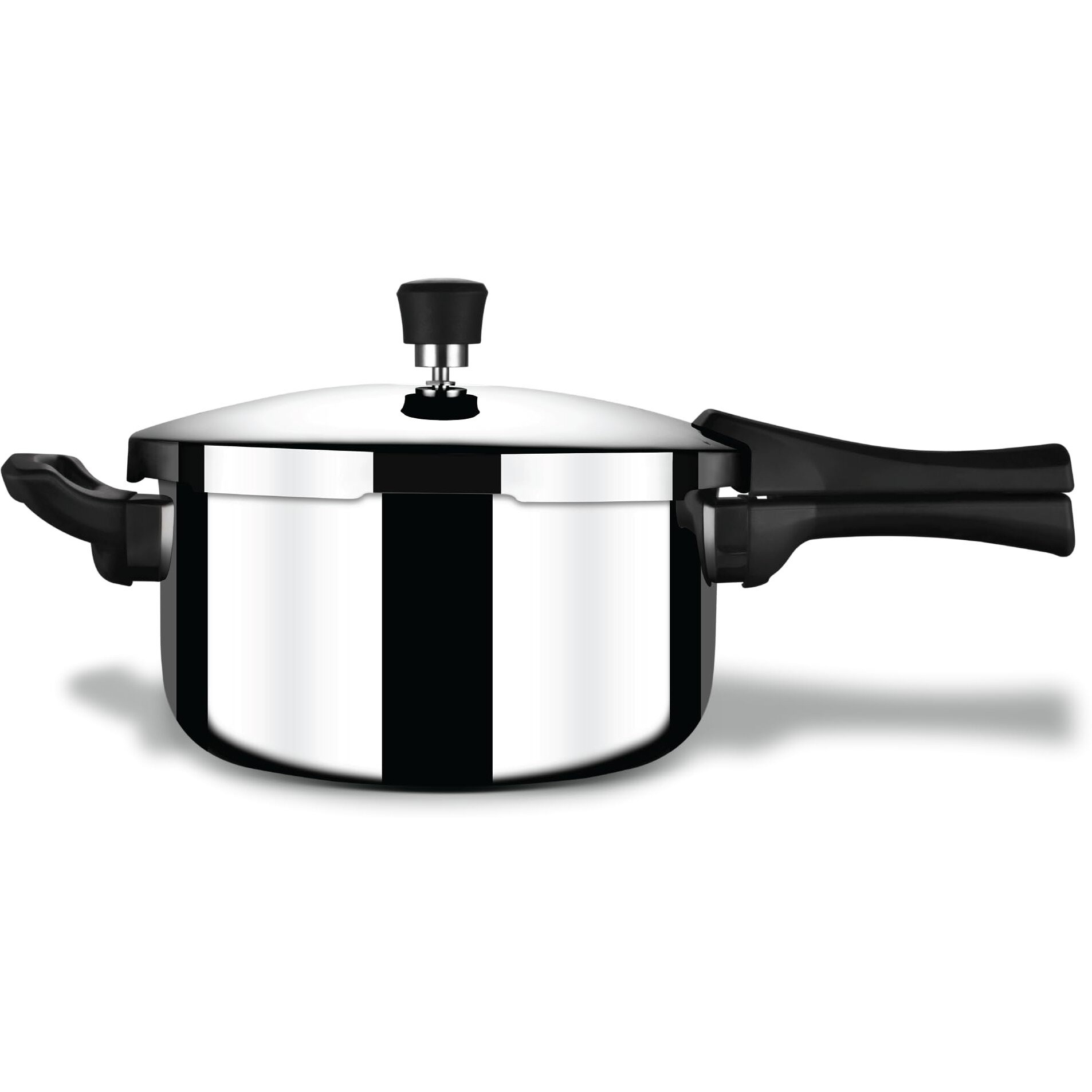 Stahl Xpress Cooker Triply Pressure Cooker Broad, Induction Cooker, Outer Lid Pressure Cooker 3 L, Induction & Gas Stove Compatible, 5 Years Warranty