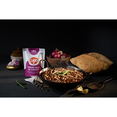 CURRYiT Vegetarian Combo | Chole Masala, Dal Makhni, Butter Paneer, Punjabi Kadhai Masala & Rajma | Ready in 15 Mins | Made with Ghee | Ready To Cook Indian Masala Gravy (Pack of 5-250g Each)