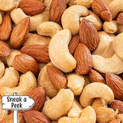 Paper Boat Smoked and Roasted Mixed Nuts with Himalayan Pink Salt, Premium Dry Fruit Mix | Almonds & Cashews, Pouch (200g)