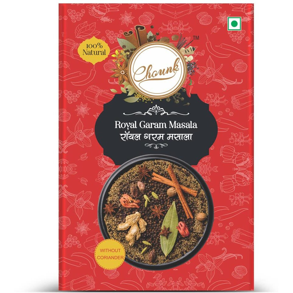 Chounk Royal Garam Masala | Khada Masala Powder | Pure Authentic Aromatic Garam Masala, 400gms (100gms x 4)