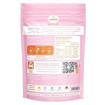 Namaste Chai Instant Tea Premix, Kadak Chai | Value Pack | Assam Tea | Vending Machine | Ready Mix (1Kg, Powder) - Assam