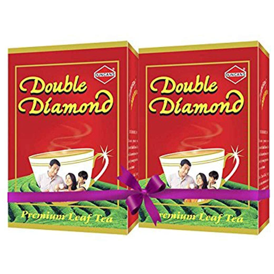 Double Diamond Premium CTC Tea- 250g (Combo Pack of 2) | Chai Patti | Black Tea