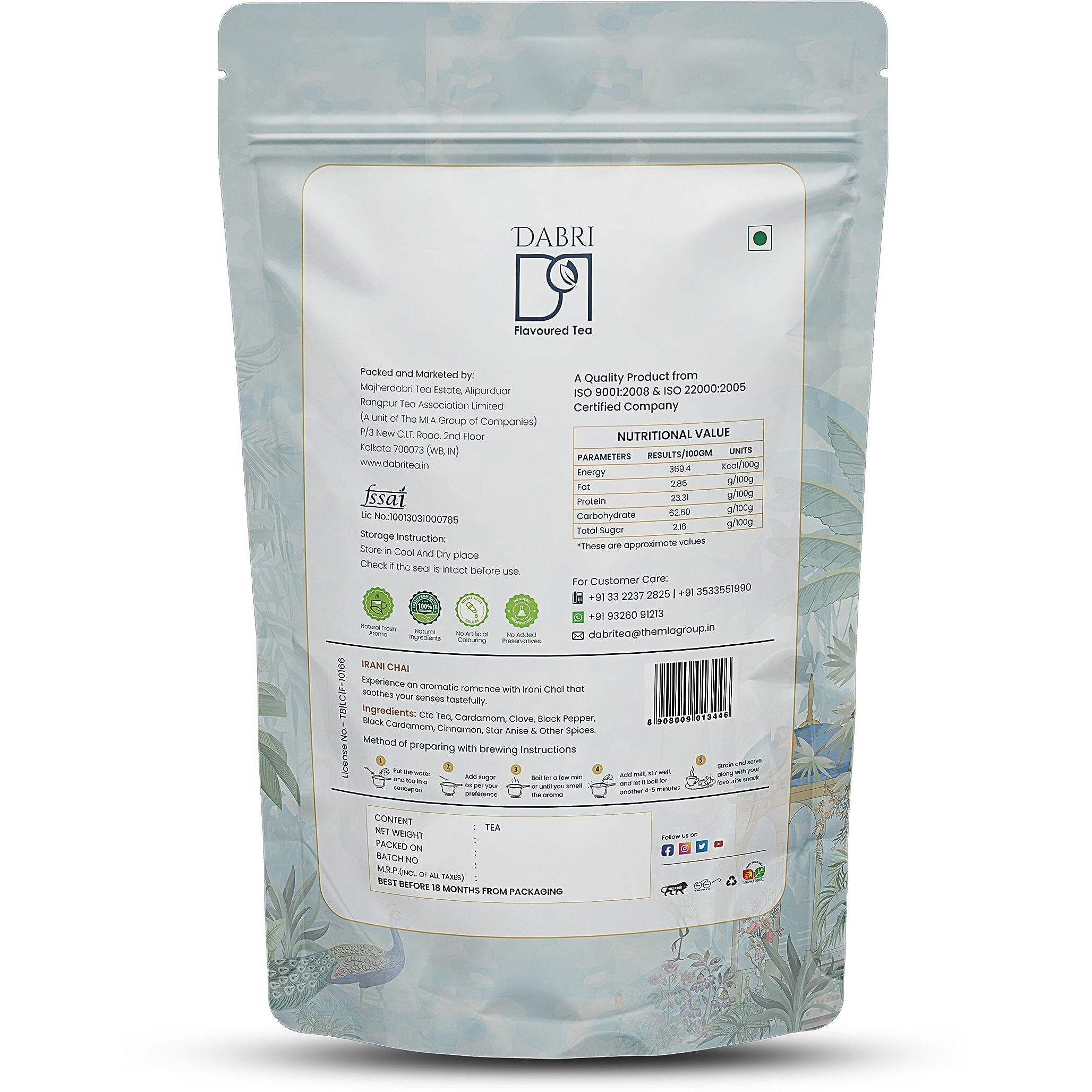 Dabri Irani Chai 250gm Pouch
