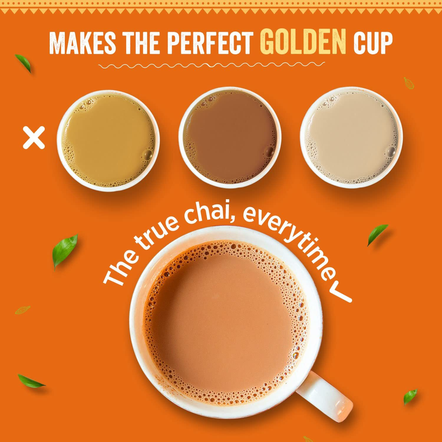 Chaayos Instant Tea Premix - Ginger Flavour - Low Sugar (36 Sachets) | Instant Tea | Tea Premix | Ginger Tea | Ginger Chai | Assam Tea | Flavored Tea | Adrak Chai Mix