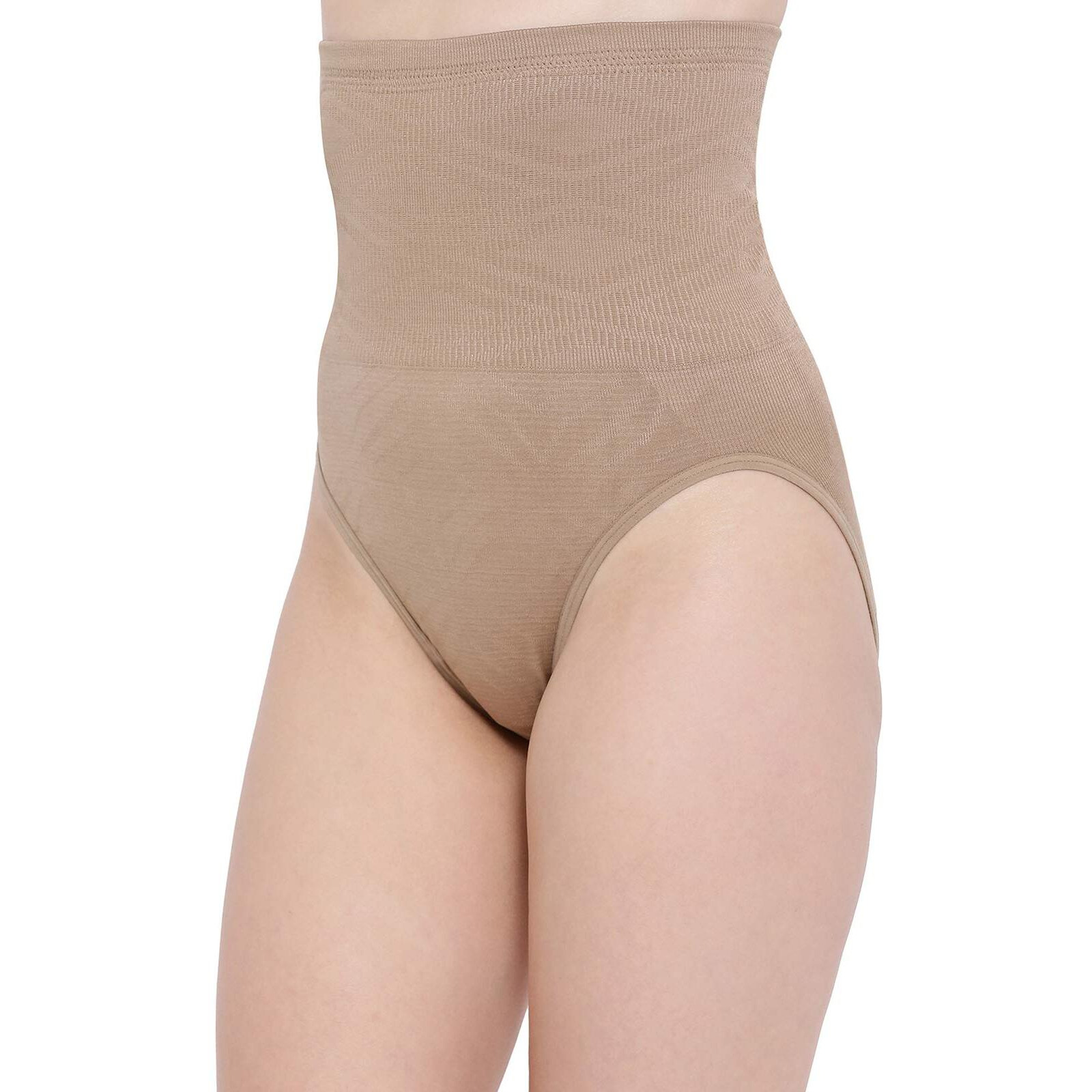Clovia Womens Nylon Shapewear (Pack of 1) (SW0009P24-XXL_Beige_XX-Large_Beige_2XL)