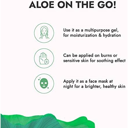 Kapiva Pure Aloe Vera Skin Gel 500g For Face & Hair | Hydrating, Moisturizing, Soothing Skin | Multipurpose Gel