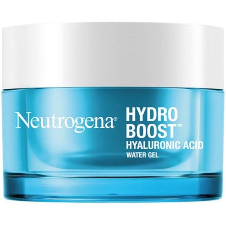 Neutrogena Hydro Boost Hyaluronic Acid Face Moisturizer 50ml | 24 hours long lasting Hydration | Oil free non sticky light water gel fast absorbing| Daily use | All Skin Types | For Men & Women 50g