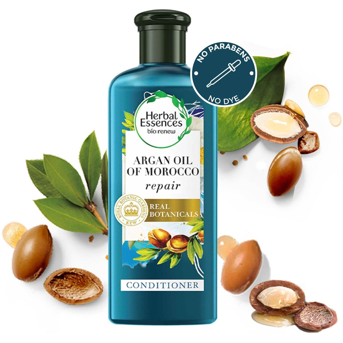 Herbal Essences Argan Oil of Morocco CONDITIONER- For Hair Repair and No Frizz- No Paraben, No Colorants, 240 ML
