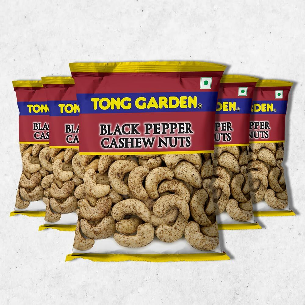 Tong Garden Blackpaper Cashewnuts 35g Pack of 5