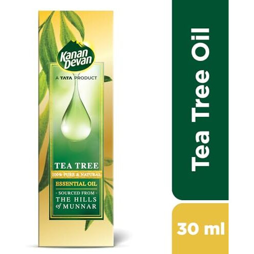 Kanan Devan Essential Oil, A TATA Product, Tea Tree, Pure & Natural, 30ml