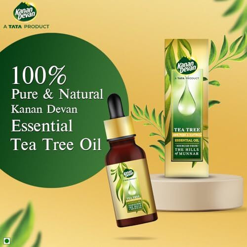 Kanan Devan Essential Oil, A TATA Product, Tea Tree, Pure & Natural, 30ml