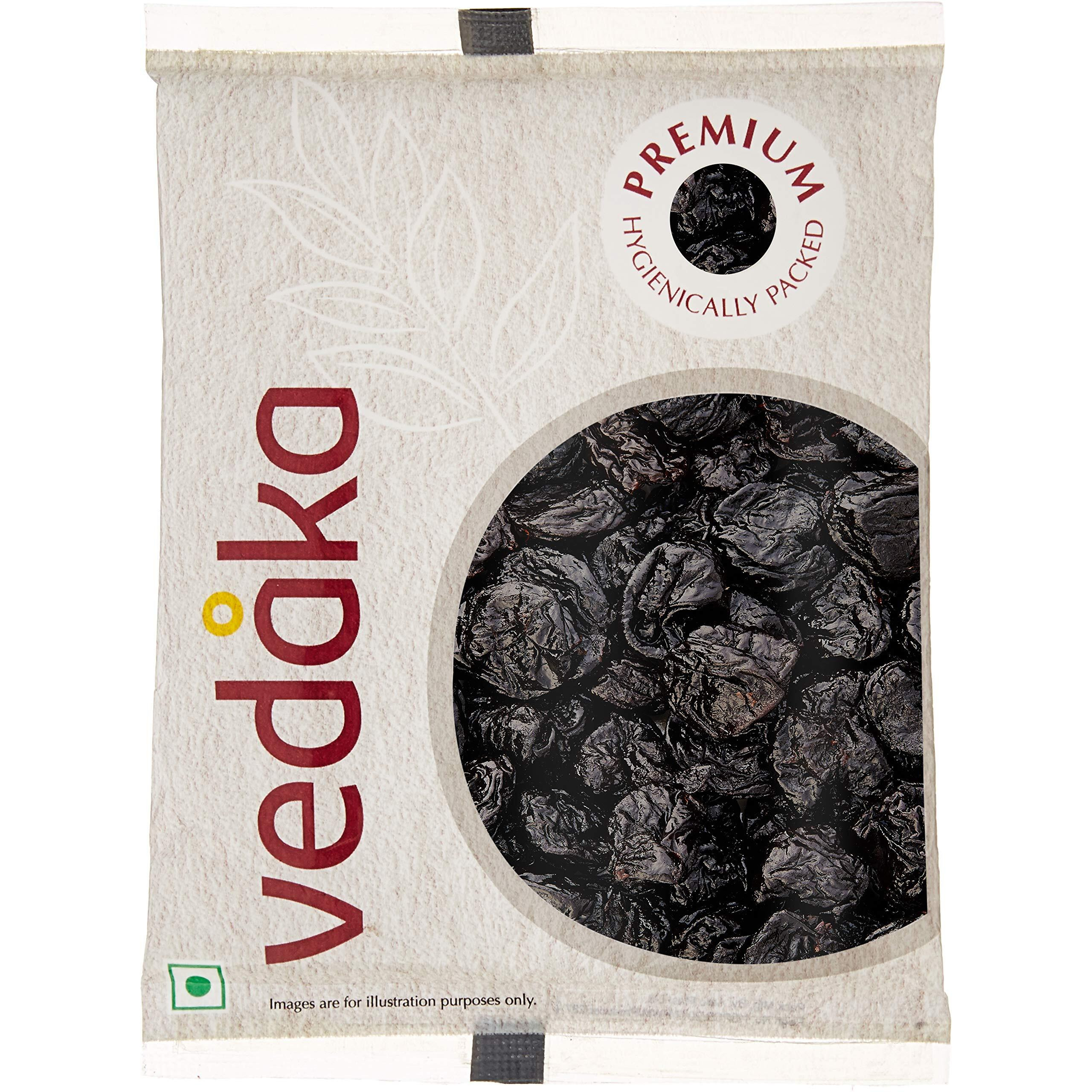 Amazon Brand - Vedaka Premium Prunes | High in Dietary Fiber | 500g