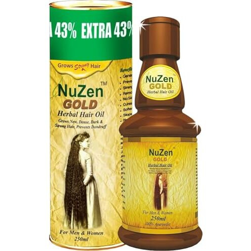 NuZen Gold Herbal Hair 250ml I Strong Hair I