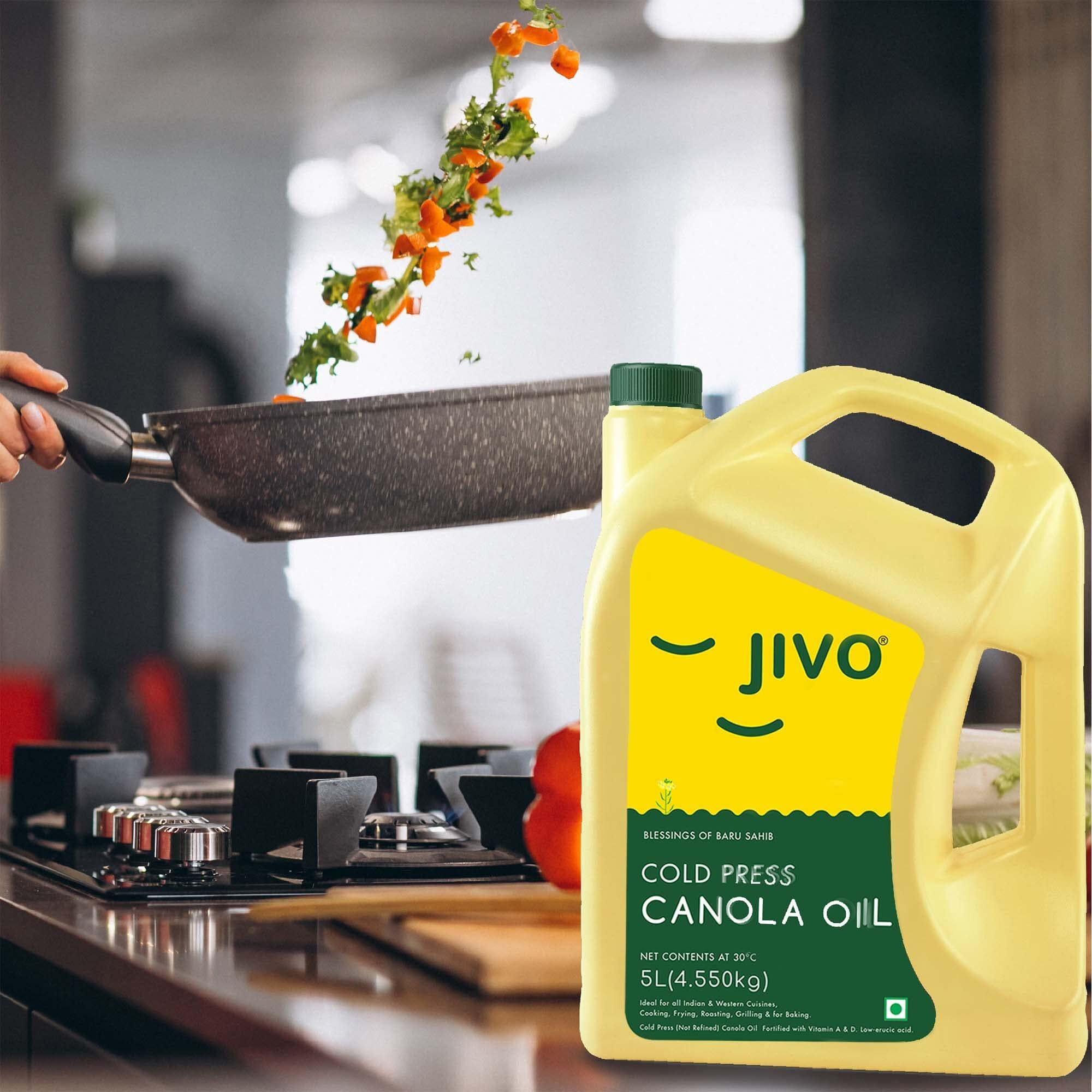Jivo Canola Refined Edible Oil 5 LTR