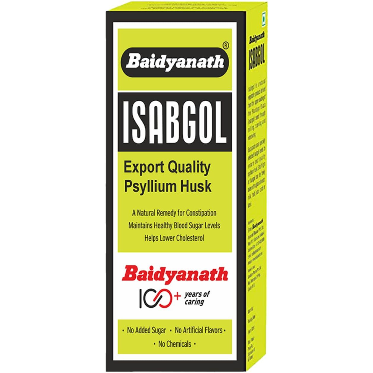 Baidyanath Vansaar Isabgol - Psyllium Husk Powder - 200gm | Effectively Relieves Constipation | Fibre Supplement For Digestion