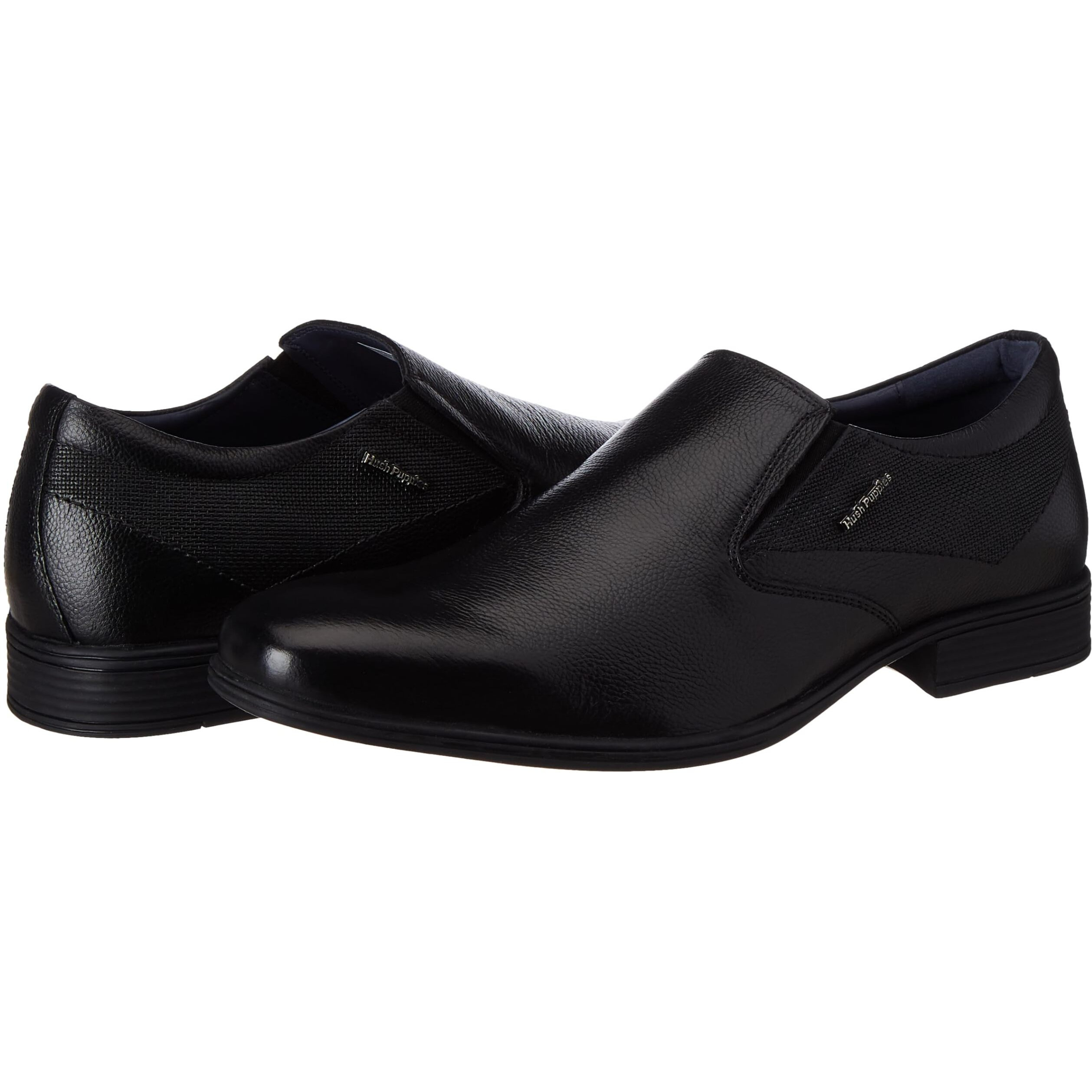 Hus Puppies Mens Boston Slipon E 23 Formal Shoes(8556002_Black_10 UK)