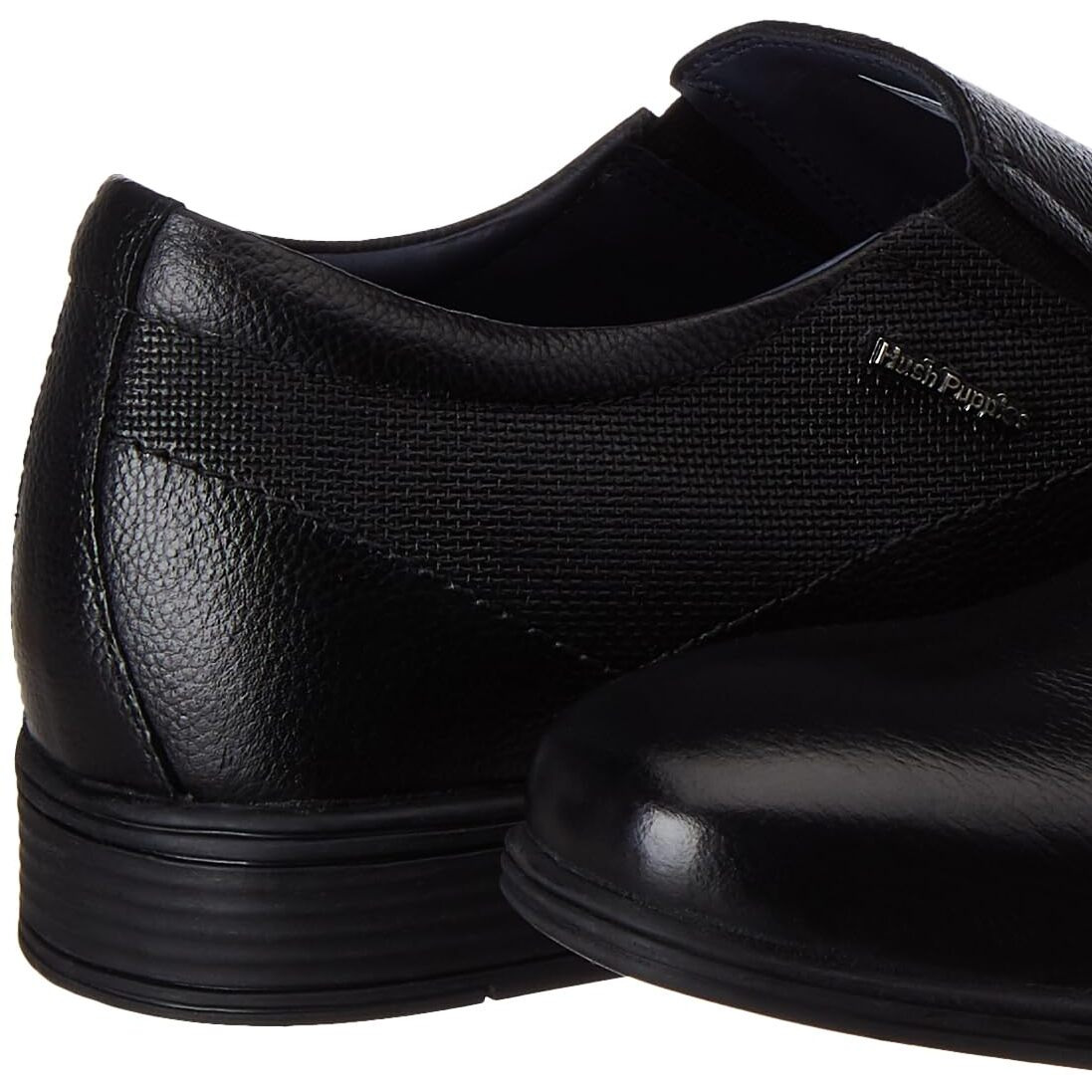 Hus Puppies Mens Boston Slipon E 23 Formal Shoes(8556002_Black_10 UK)