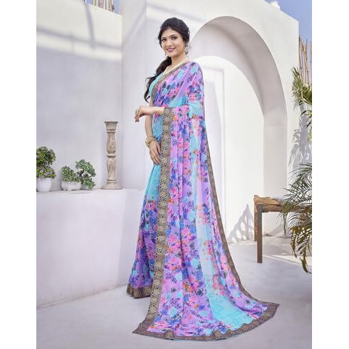 Yashika Woven Georgette Womens Saree (AZ-YS-P1-CHAYA-KIYARA-MAYA-ZUBIYA-Parent_Multicolor)