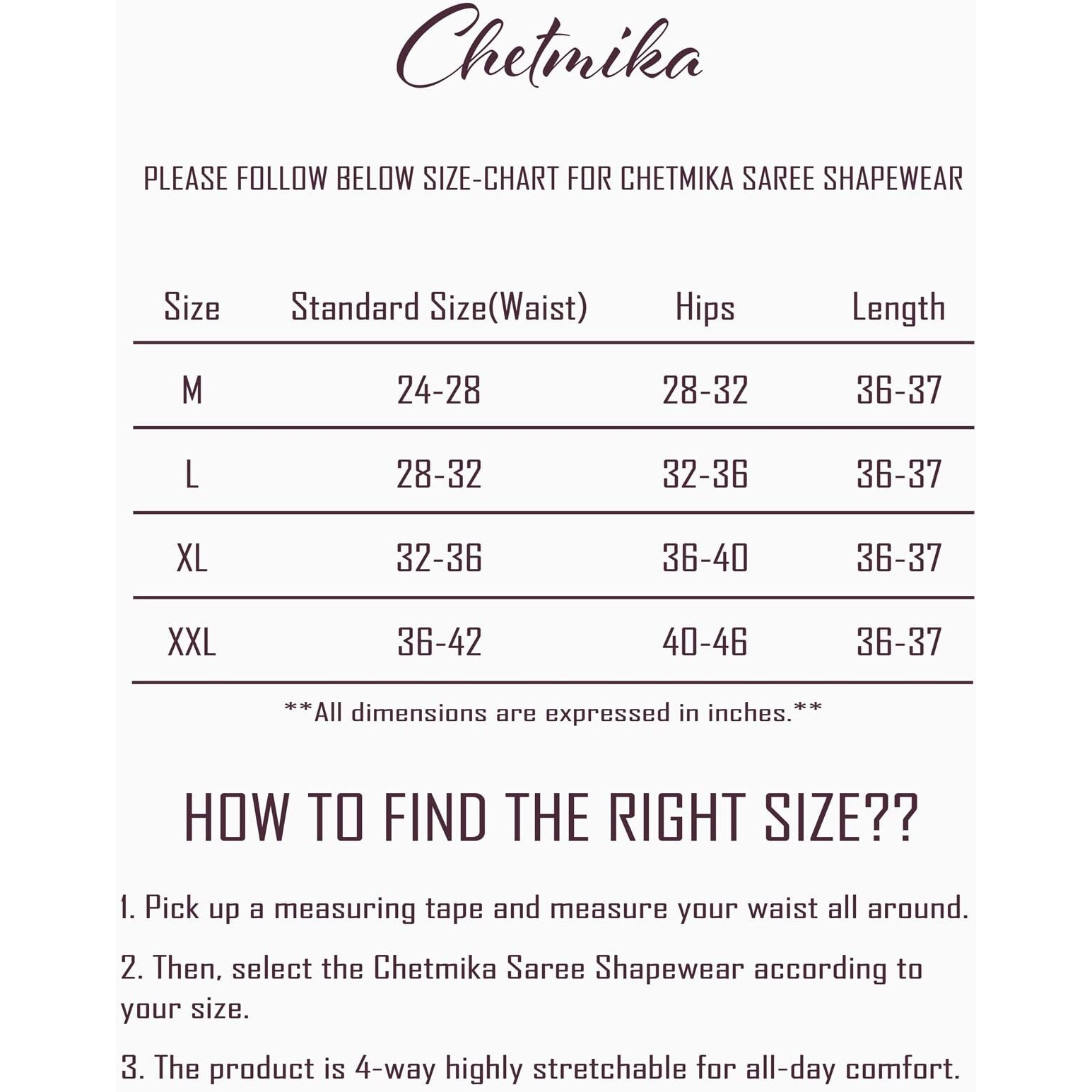 Chetmika Women Saree Shapewear Petticoat (Yellow, XXL)