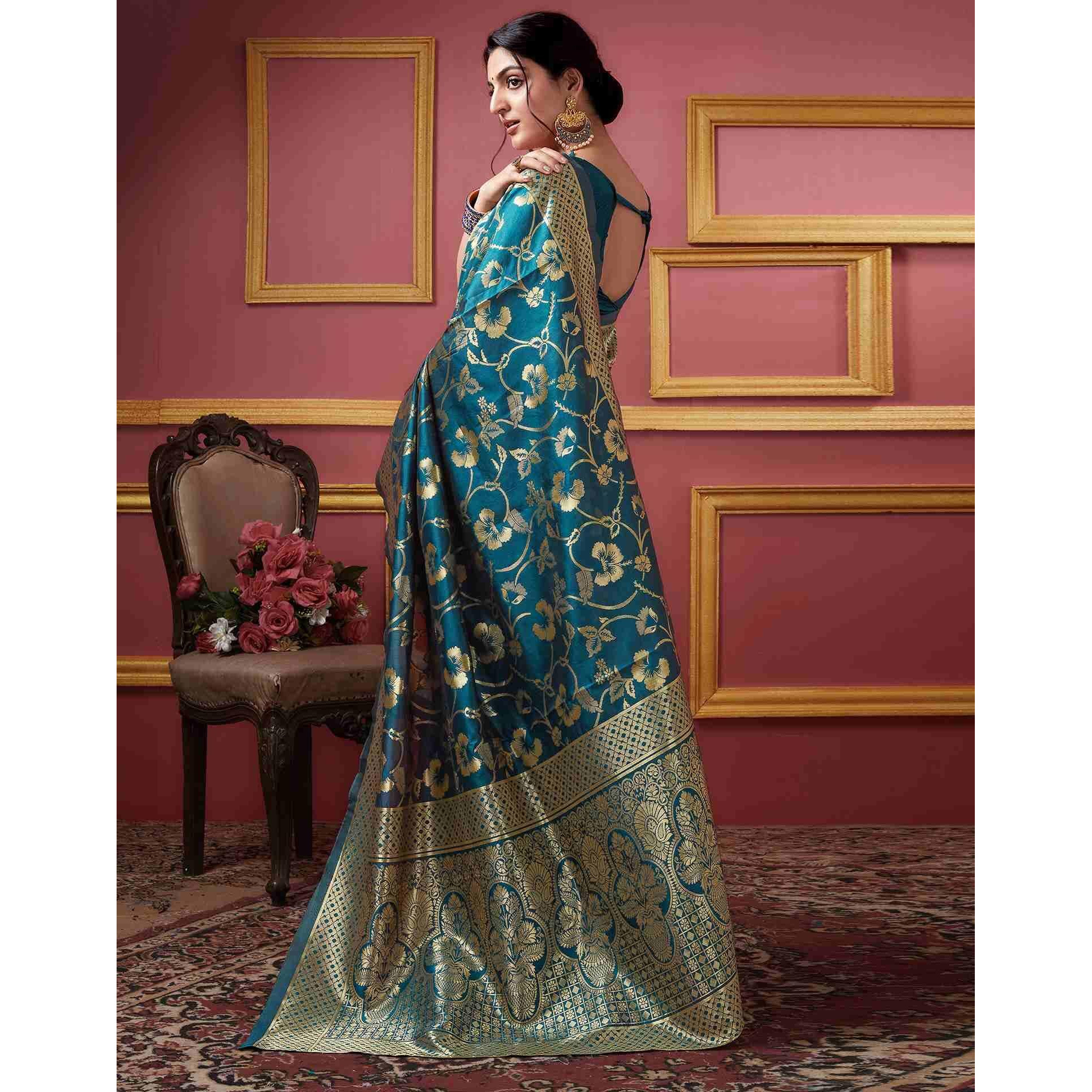 Sugathari Womens Banarasi Saree Pure Kanjivaram Silk Saree Soft new ladies 2023 Design Wear Pattu Sarees Latest Party Sari collections With Blouse Piece for Wedding sadi (SAN PARI-187 RAMA)