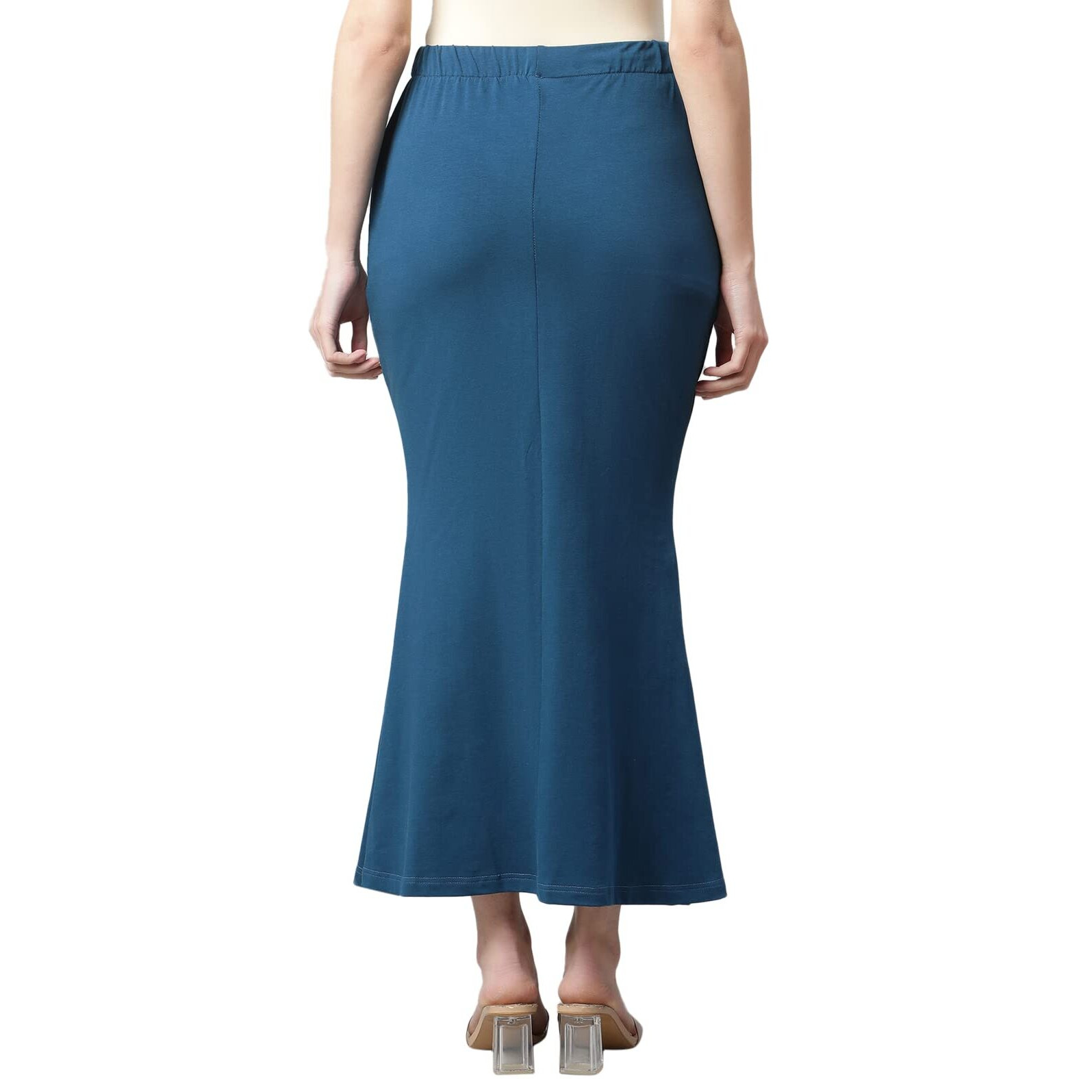 GRECIILOOKS Womens Spandex Pant Liner Slip Regular Fit Petticoat (Ice Blue, Medium)