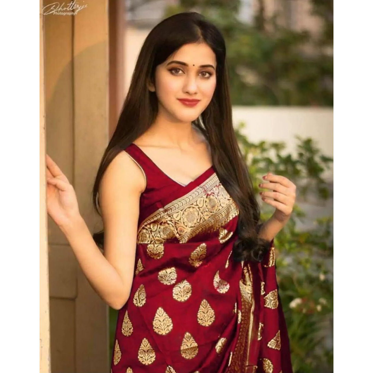Sugathari Womens Banarasi Saree Pure Kanjivaram Silk Saree Soft new ladies 2023 Design Wear Pattu Sarees Latest Cotton Party Sari collections With Blouse Piece for Wedding sadi (SAM PARI-120 MAROON)