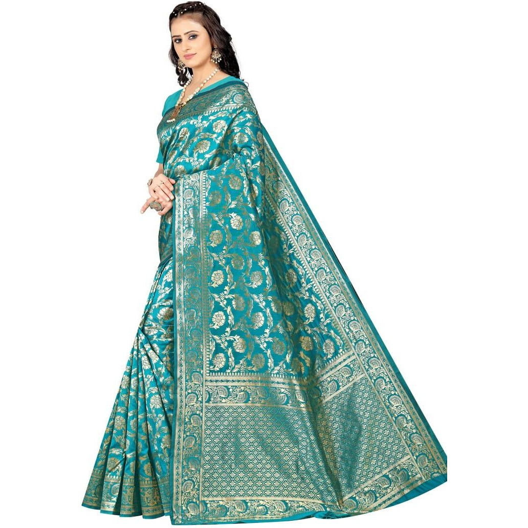Sugathari Womens Banarasi Saree(SAM PARI-164 RAMA)