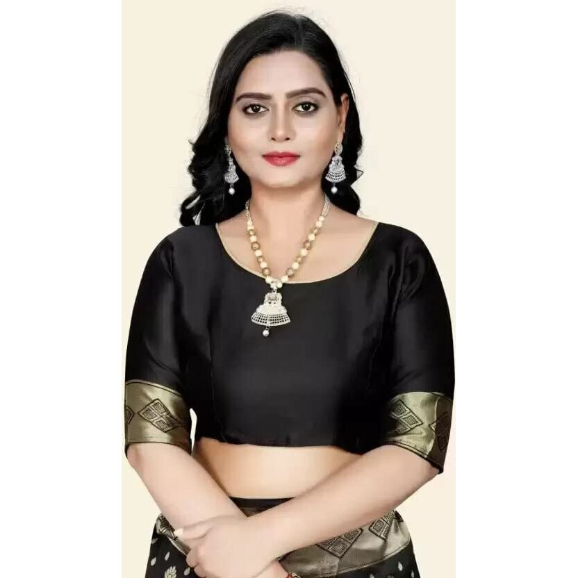 SHIVANAA Womens Jacquard Saree With Blouse Piece||Saree For Women||Traditional Saree