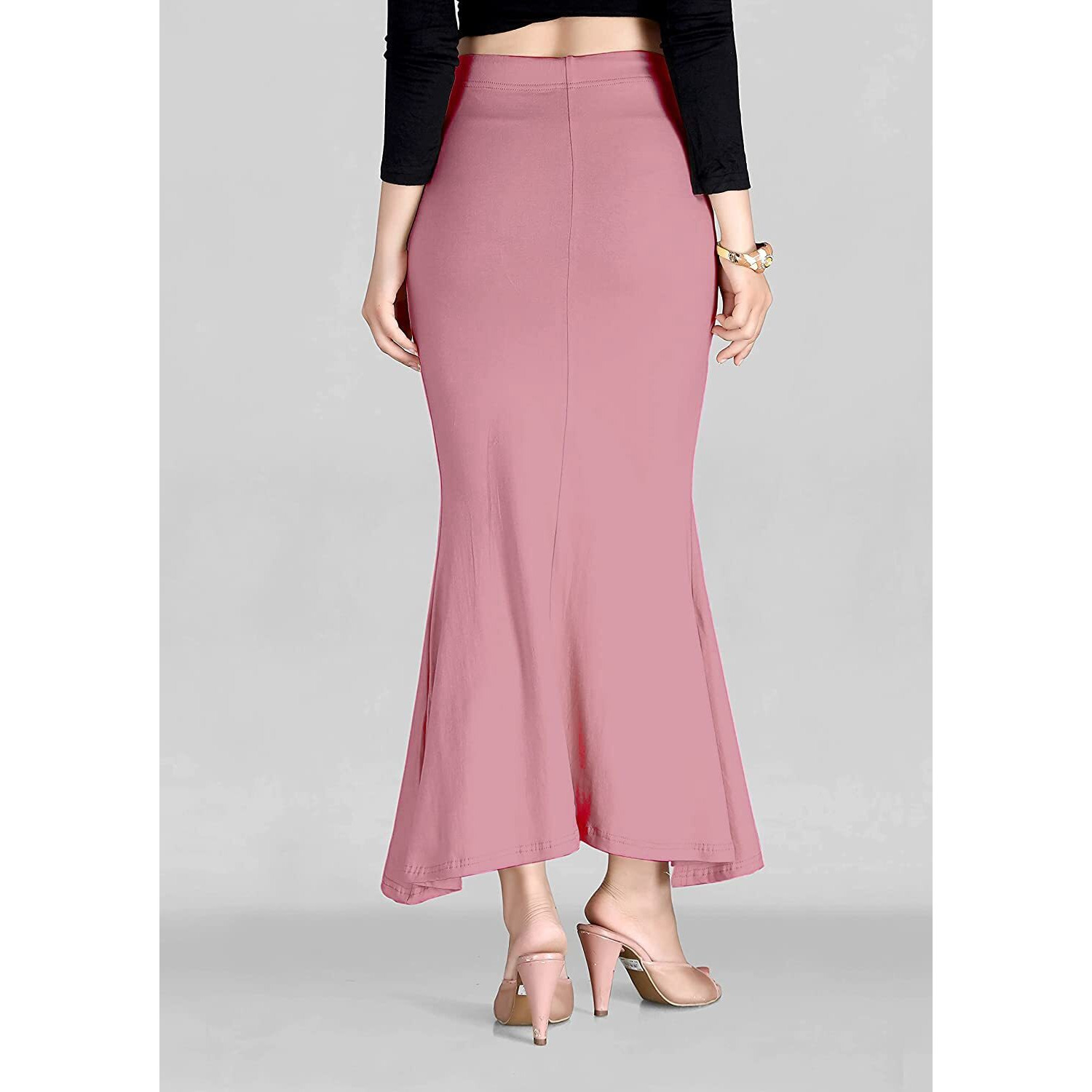 OM SAI LATEST CREATION Womens Lycra Women Petticoat Regular Fit Pant Liner Slip (OSLC-PT-6_Pink_M)