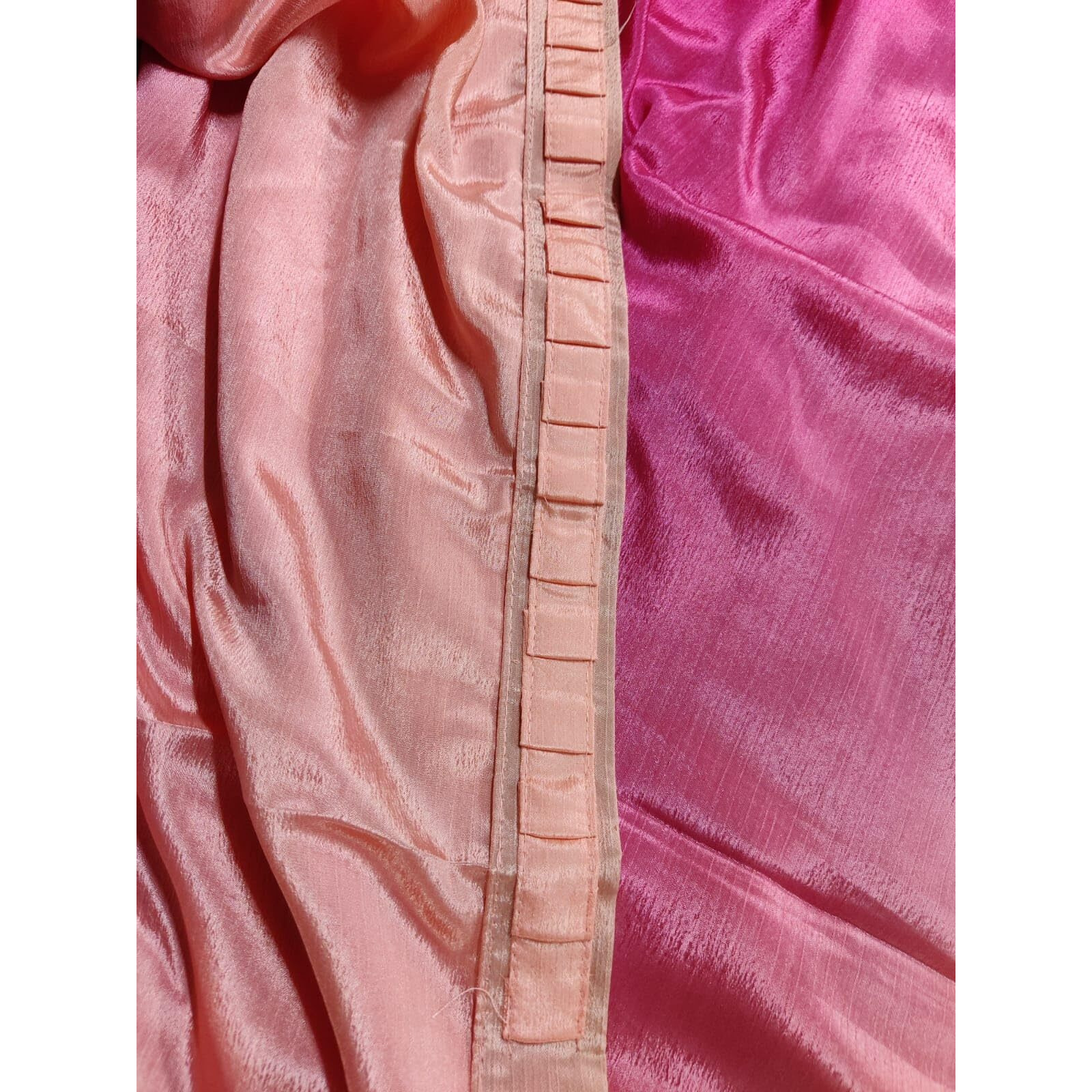 Sidhidata Womens Chiffon Georgette Ready To Wear saree With Unstitched Blouse Piece (RTW Rani With Belt_Rani_Free Size)